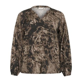 Kaffe Curve Overhemden, Dames, Veelkleurig, 7Xl, Blouses