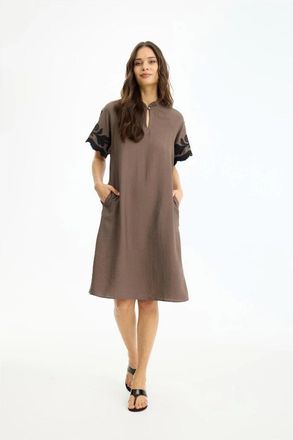 In Front IN Front, Kleedjes, Dames, Bruin, 2Xl, Kleedjes