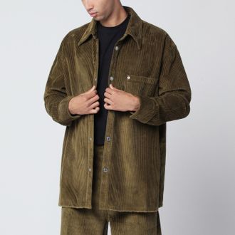 Ami Bronze corduroy shirt