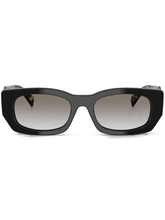 Prada Occhiali da sole geometrici - Nero