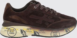 Premiata Sneakers Moerun in pelle di vitello scamosciata con logo applicato