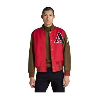 G-Star Heren G Star Jas - Heren - Bomber jackets - Rood - S - Jassen