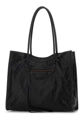 Balenciaga 8518182abek 1000 Black T Domesticated Lamb Le Borse A Mano Bag
