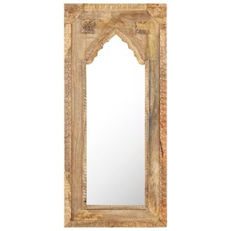 vidaXL Espejo De Madera Maciza De Mango 50x3x110 Cm Vidaxl