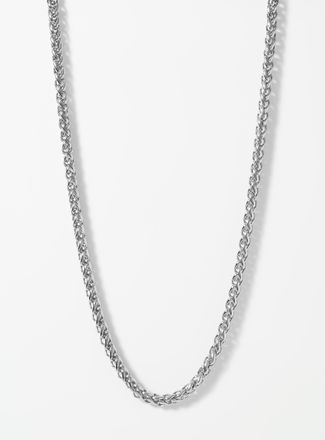 Le 31 Mens Stainless-sT-Shirtl palm tree link chain