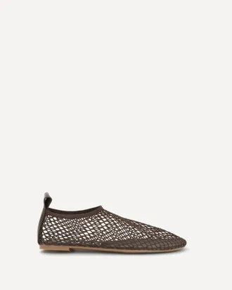 Senso Ballerine alte in tessuto a rete Woman 41
