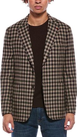 Isaia Capri Wool Sport Jacket