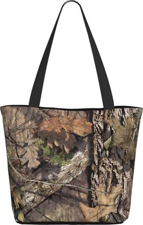 AOOEDM Tree Camouflage Ladies Shopping Bag 13x11x7in.The Perfect ValentineS Day Gift.It Is The Best ValentineS Day Gift For Mom, Daughter, Wife,Etc
