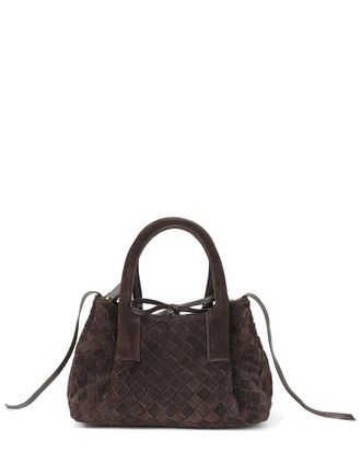 Tiffany & Fred Woven Suede Tote