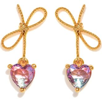 Girls Crew Heartstrings Drop Earrings in Gold at Nordstrom
