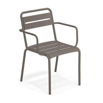 Emu Stackable armchair Star - Beige - Aluminium