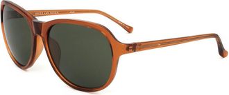 Linda Farrow DRIES VAN NOTEN DVN28 C3 Mens Sunglasses Brown Size 59