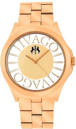 Jivago Watches Womens Fun Rose gold Round 40mm