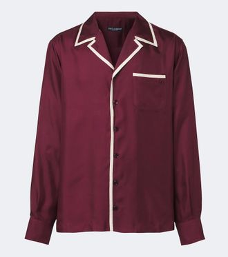 Dolce & Gabbana Camicia in raso di seta