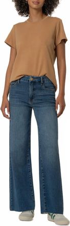 Kut from the Kloth Womens Meg High Rise Fab Ab Wide Leg Jeans In Rad