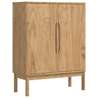 vidaXL Aparador Floro Marr&oacute;n Cera 70 X 30 X 70,5 Cm Vidaxl