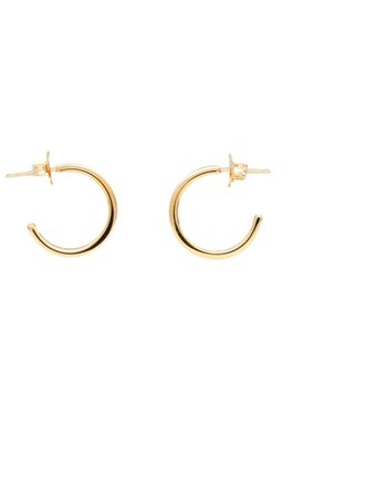 Maison Margiela Gold Hoop Minimalist Earrings