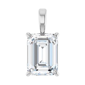 Diamond2Deal 14k Gold 1 CT Lab-Grown Diamond Pendant