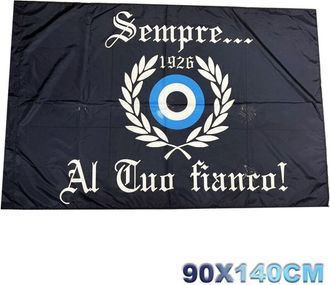 Trade Shop Trade Shop - Bandiera Forza Napoli Festa 3 Scudetto Sempre Al Tuo Fianco 1926 Curva 90x140cm