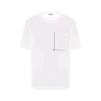 Brunello Cucinelli T-shirt con Monili - - Tops - Donna - Bianco - S