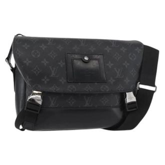 Louis Vuitton Pre-owned Cross Body Bags, female, Black, Size: ONE SIZE Pre-owned Messenger PM Voyager Shoulder Bag