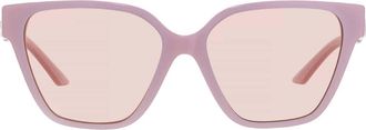 Versace Pink Mirror Silver Butterfly Ladies Sunglasses VE4471B 5473/5 56