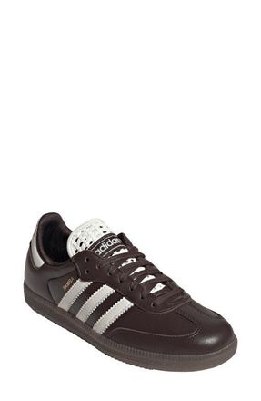 adidas Gender Inclusive Samba OG Sneaker in Aurora Coffee/Off White/Gold at Nordstrom, Size 11.5 Womens