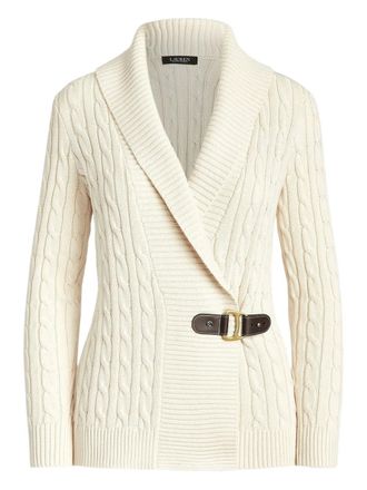 Lauren Ralph Lauren cable-knit cardigan - Neutrals