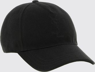 Saint Laurent Cappello Cassandre Saint Laurent in twill di cotone
