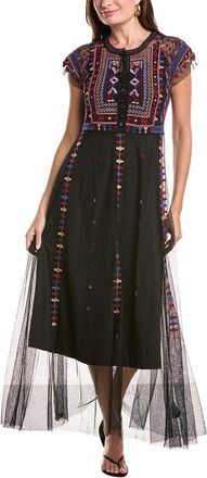 Johnny Was Apolonia Mesh Maxi Dress