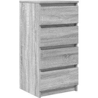 vidaXL Sideboard Grey Sonoma 37.5x35x76 cm Engineered Wood Vidaxl