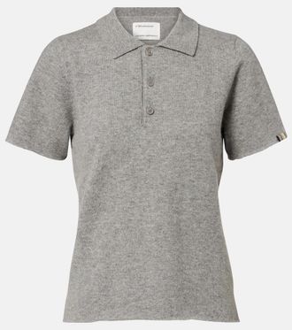 Extreme Cashmere N&deg;198 Salamander cashmere-blend polo shirt