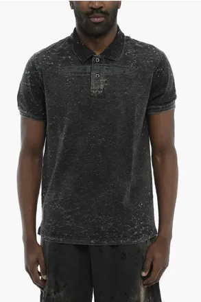 Diesel Cotton Blend Polo T-SMITH-N2 Vintage Effect size Xl