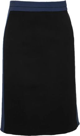 Diane Von Fürstenberg contrast panel skirt - Black