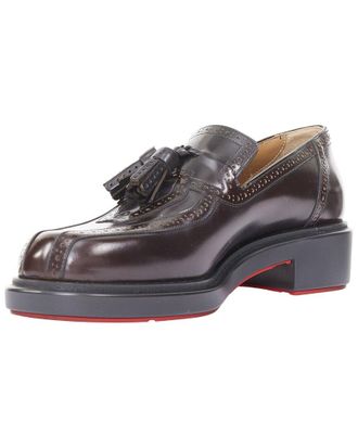 Christian Louboutin Mens Leather Daniloumoc Urban Tassel Loafer (Authentic Pre-Loved)