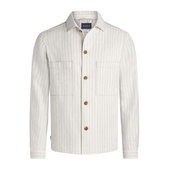 MR MARVIS Coconuts Pinstripe * The Linen Shacket