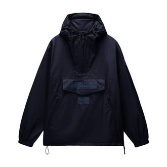 Napapijri Wind Jackets, male, Blue, Size: 2XL Rainforest Next Summer Anorak