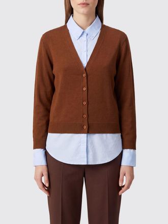 Semicouture Sweater Woman color Gnawed Blue