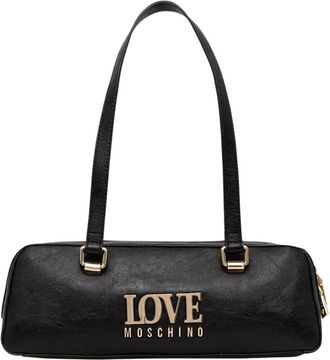 Love Moschino Baguette Tas - Dames - Tassen - Zwart - Maat: ONE Size Zijde