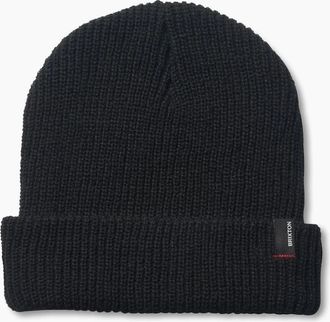 Brixton Mens Brixton Black Heist Beanie Hat - Size: ONE size