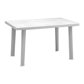 Progarden Mesa Resina Velo Blanca 126x76 Cm, Mesa Velo Blanca 126x76cm. -marca: Progarden. -mesa Fabricada En Resina Color Blanco. -se Sirve Desmontada Y Es De 