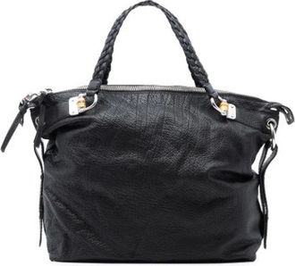 Gucci Pre-owned Handbags, female, Black, Size: ONE SIZE Pre-owned Leather Handbag