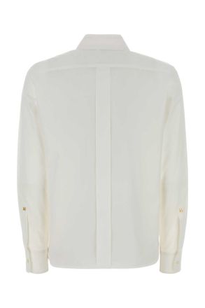 Max Mara 2611111101600 001 Bianco Ottico Exterior: Cotton Camicie Shirt