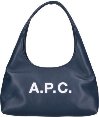 A.P.C. Blue Fabric Ninon Baby Tote Bag