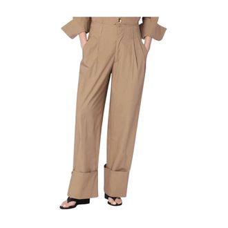 Darkpark Wide Trousers, female, Brown, Size: XS Wide Trousers