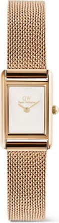 Daniel Wellington Bound Mini Tank Mesh Strap Watch, 17mm x 26mm in Rose Gold-Tone at Nordstrom