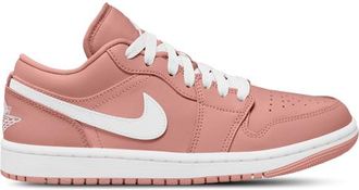 Nike Jordan Womens AJ 1 Low - Shoes Rust Pink/Rust Pink/White Size 10.0