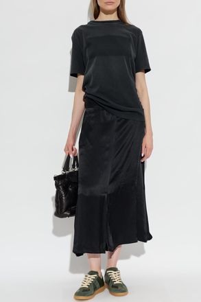 Maison Margiela T-shirt With Print, Womens, Black