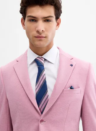 Soul of London Mens Colourful piqu&eacute; blazer