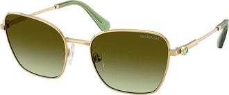 Swarovski SK7029 4004E8 Womens Sunglasses Gold Size 55